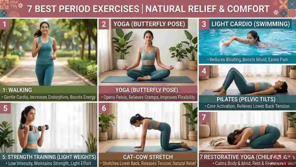 7 Best Period Exercises