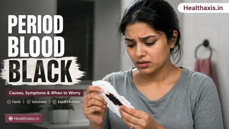 Period Blood Black Common Causes & When to Worry