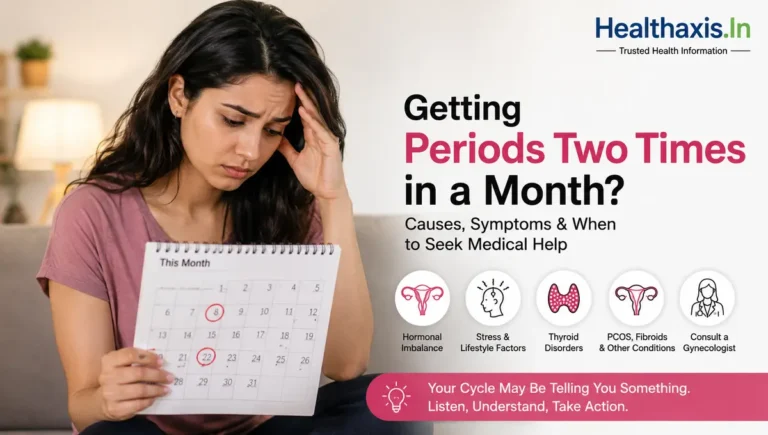 Getting periods two times in a month? Don't ignore it. Discover the 5 critical warning signs and hidden health causes you need to know before it's too late!