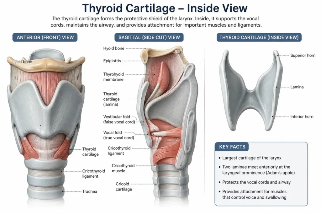 Thyroid Cartilage Essential Anatomy Function Health