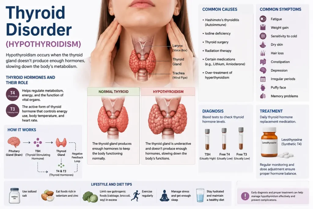 Thyroid Disorder (Hypothyroidism) Symptoms & Treatments